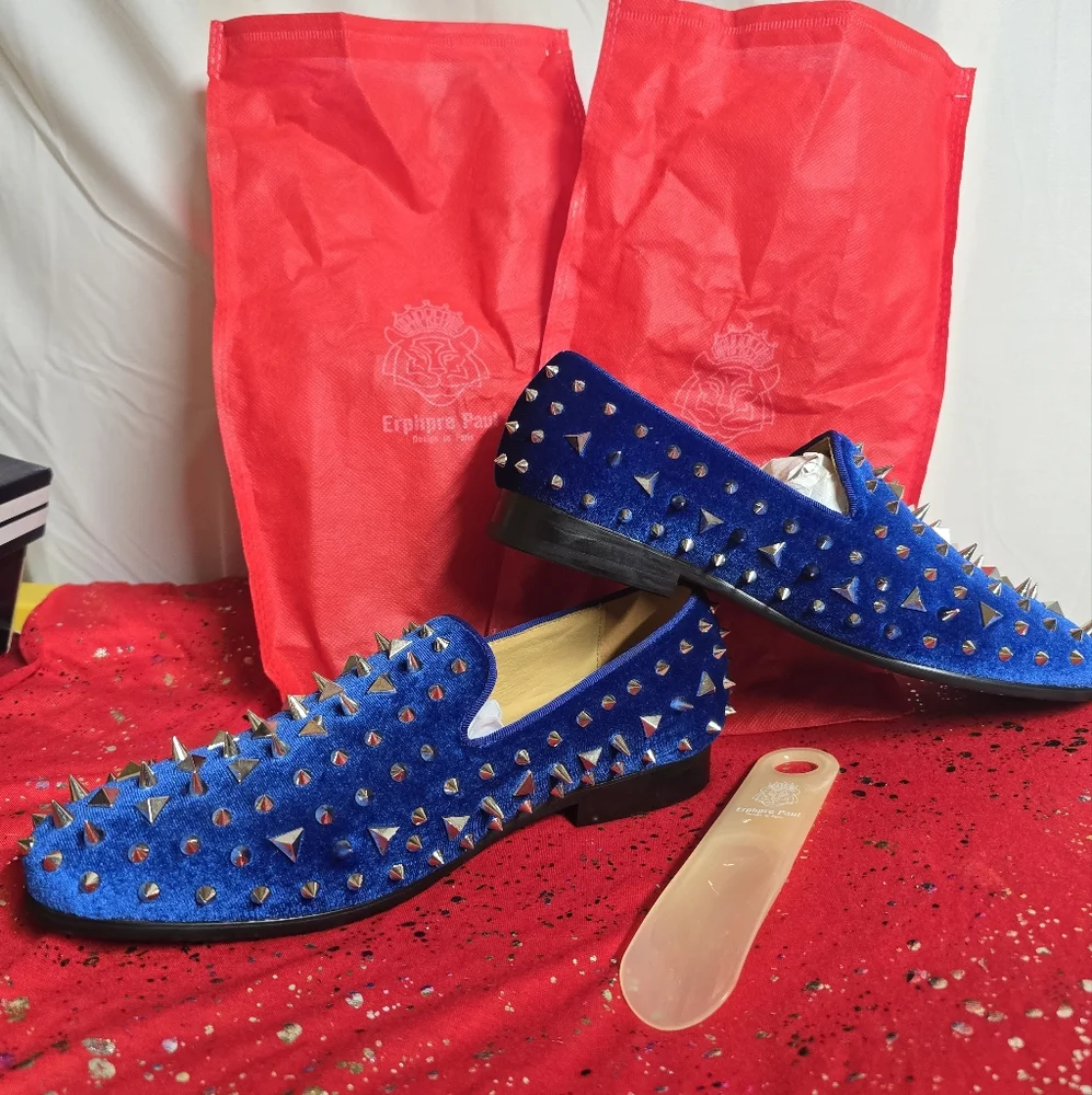 Epre Paul Studded Slip-On Dress Loafers - Picture 3 of 9